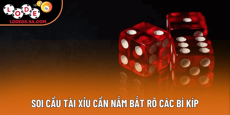 Soi cầu tài xỉu cần nắm bắt rõ các bí kíp Soi cầu tài xỉu cần nắm bắt rõ các bí kíp